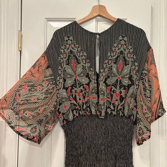 Anthropologie bl-nk Jumpsuit Size M Boho Stevie Nicks Gypsy - Picture 4 of 7